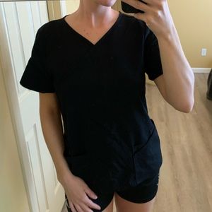 Small black Urbane scrub top